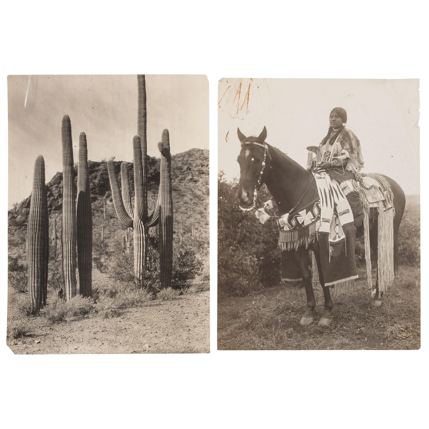 Edward Curtis, Ten Photographs from Original Manuscript Acquired Directly from the Curtis Estate
