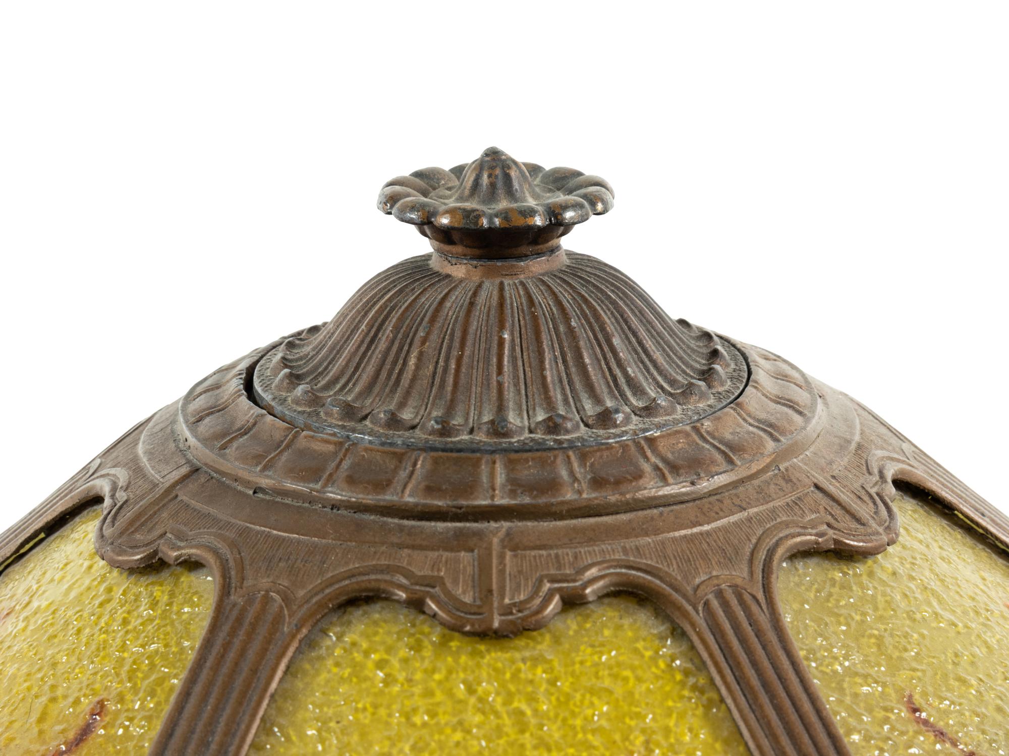 A Miller Reverse-Painted Lamp