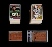 A Complete Set of 1981 Topps Football Cards With PSA Graded Joe Montana Rookie