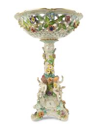 A German Porcelain Centerpiece — 19TH CENTURY