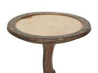 An Italian Rococo Style Painted Marble-Top Pedestal Table