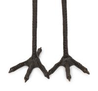 Two Large Cast Metal Models of Cranes