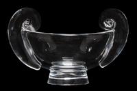 A Steuben Glass Bowl Width 5 1/2 inches.