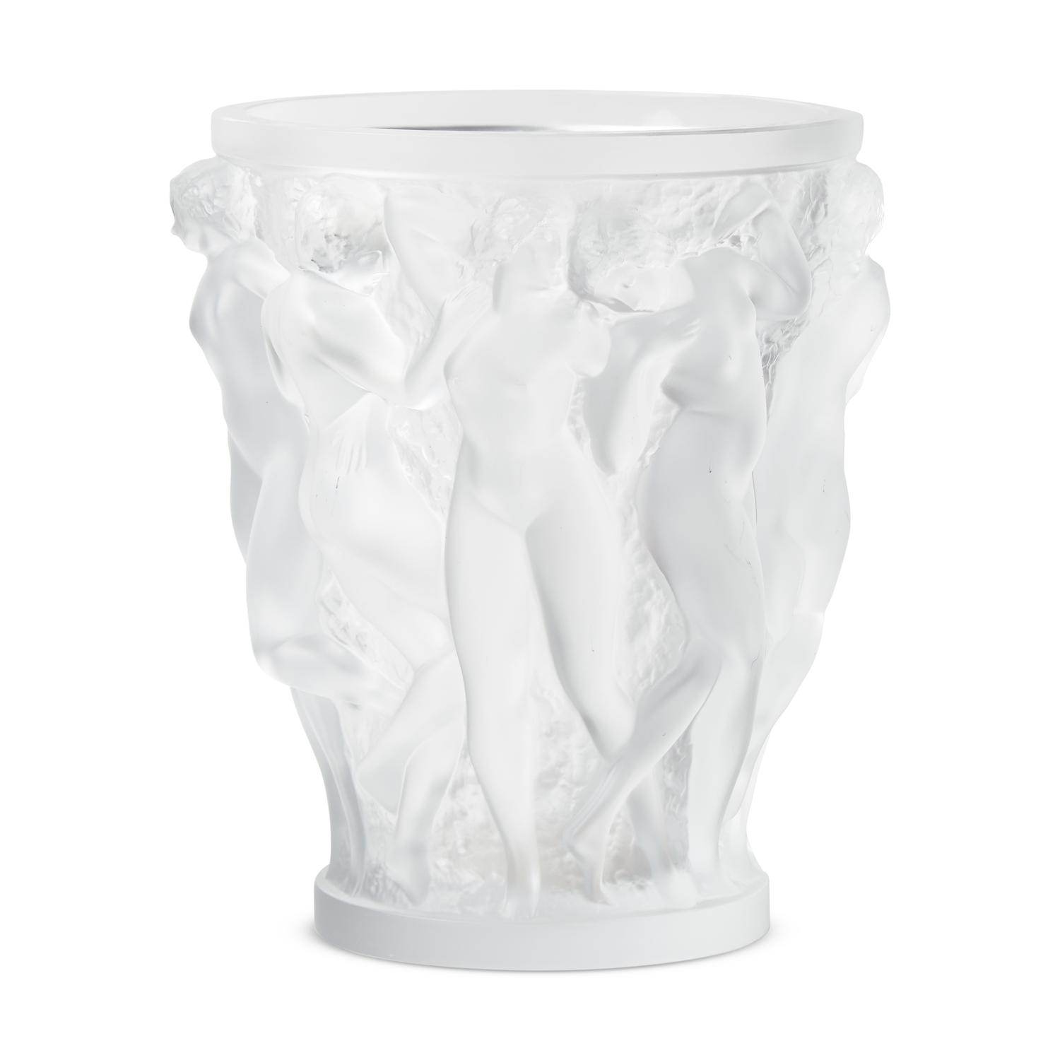 René Lalique (French, 1860–1945) — Bacchantes vase