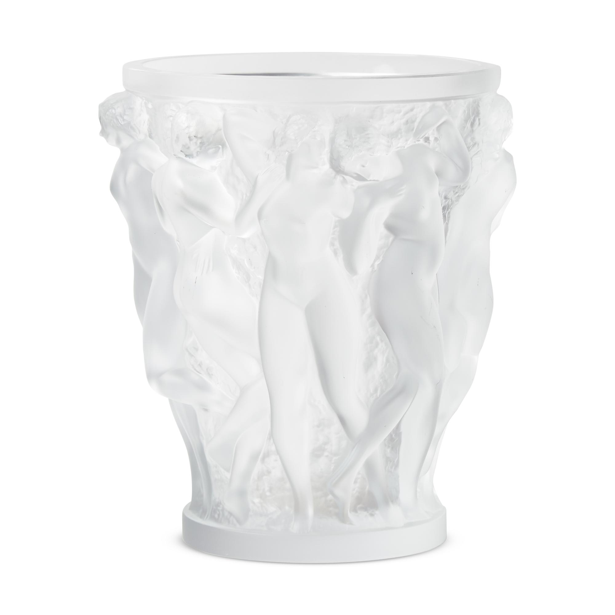 René Lalique (French, 1860–1945) — Bacchantes vase