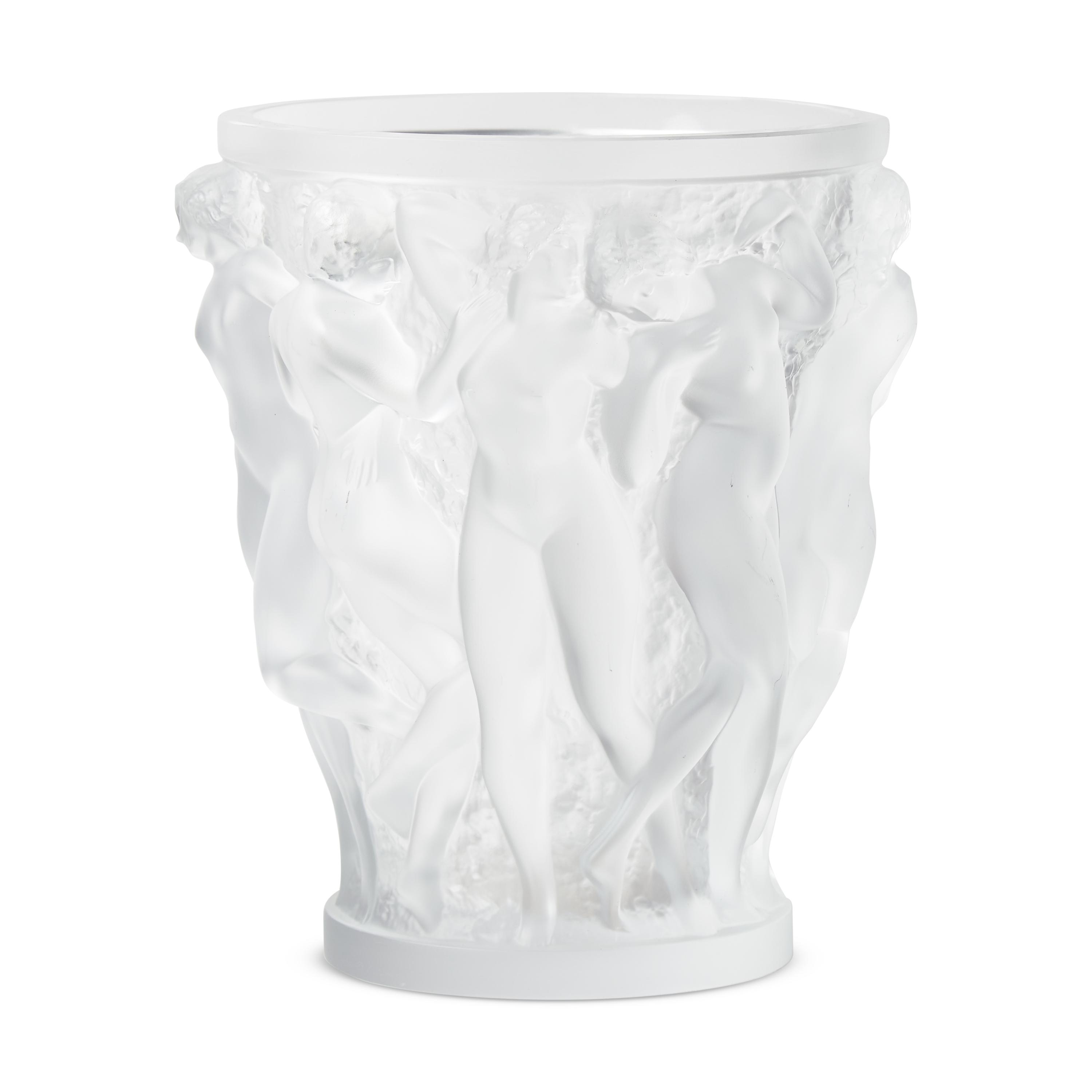 René Lalique (French, 1860–1945) — Bacchantes vase