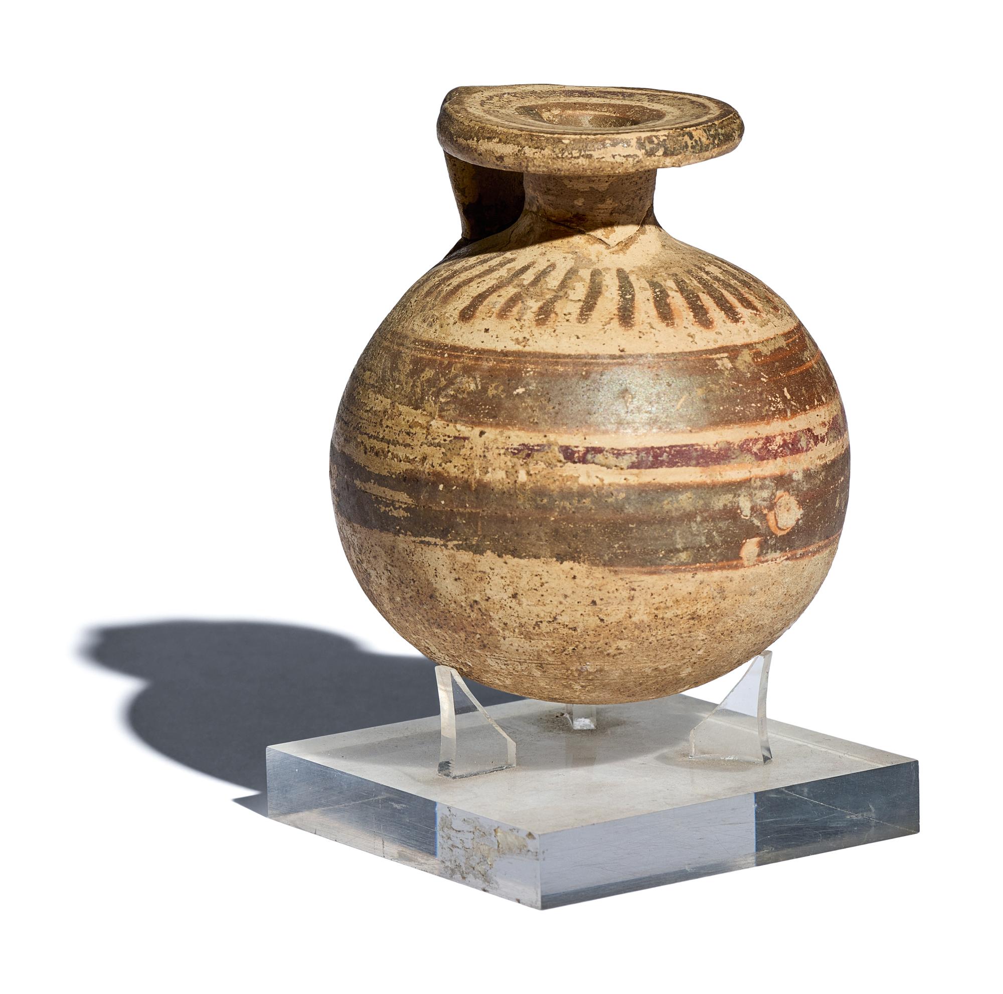 An Italo-Corinthian Painted Aryballos