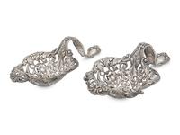 A Pair of Gorham Reticulated Bon Bon Servers