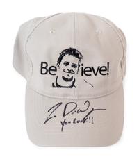(Film Clothes) A group of unsigned hats and a book from movies and TV shows, comprising: