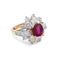 RUBY AND DIAMOND RING
