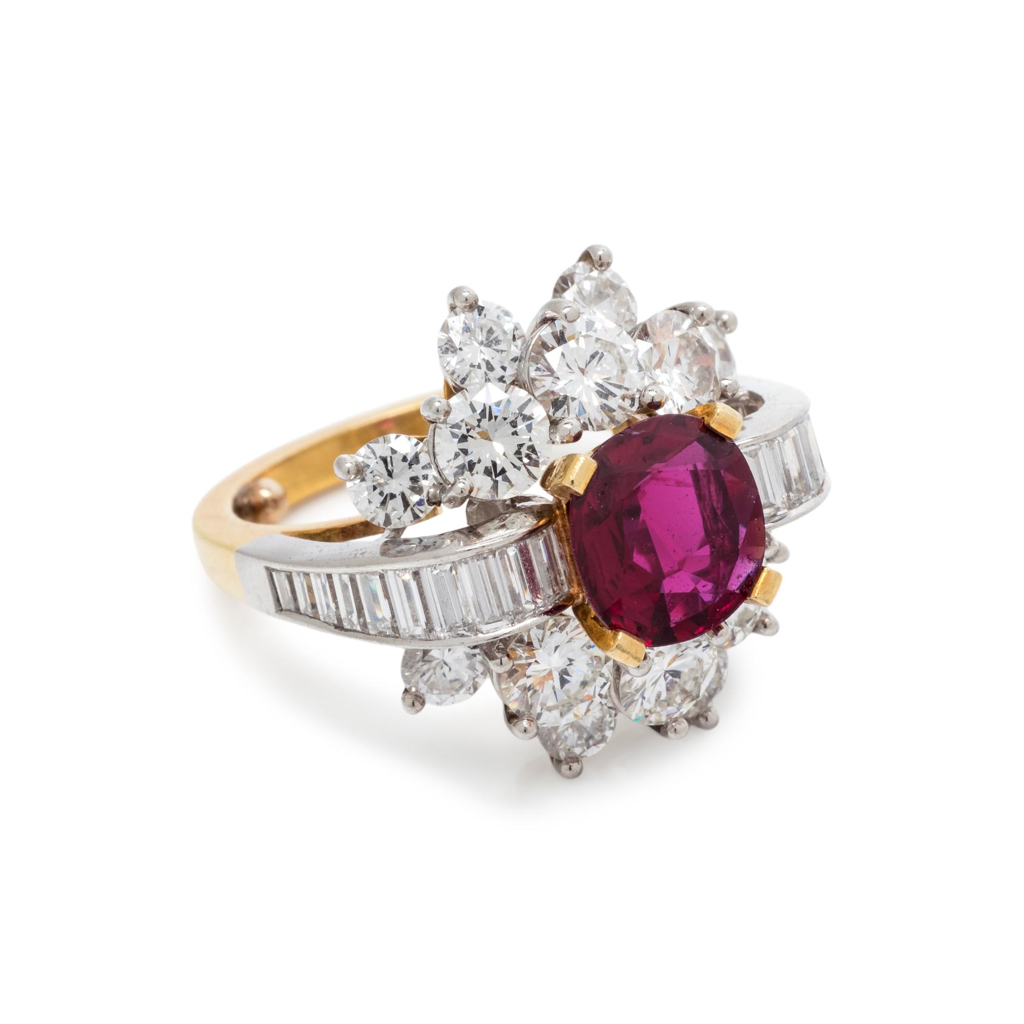 RUBY AND DIAMOND RING