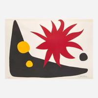 Alexander Calder (American, 1898-1976) Soleil Rouge (Red Sun)