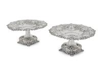 A Pair of Tiffany and Co. Silver Tazze
