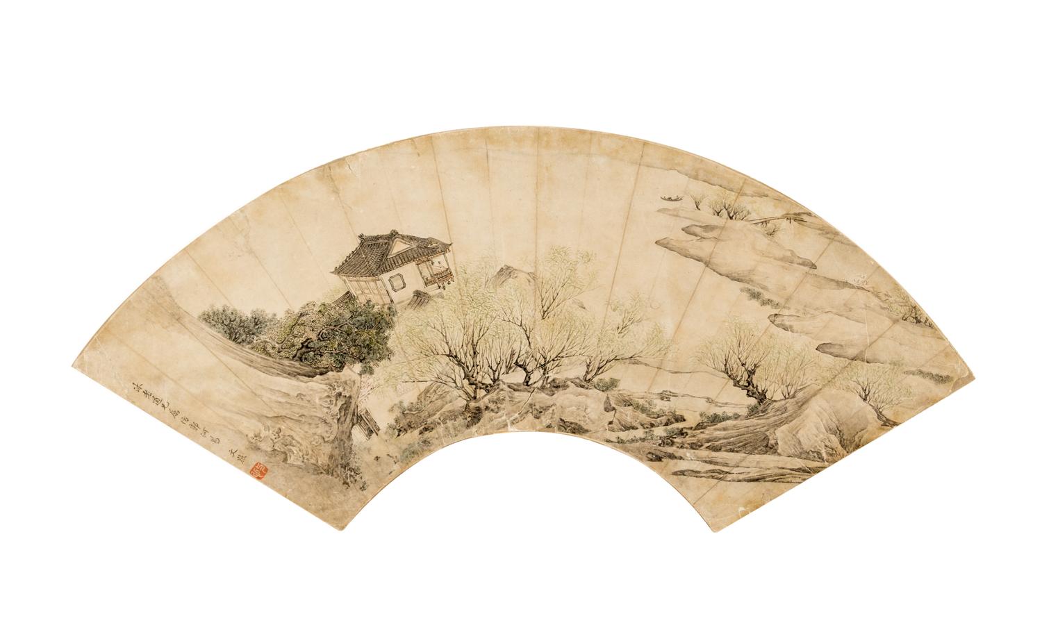 Wen Dian, (1633-1704), Riverscape