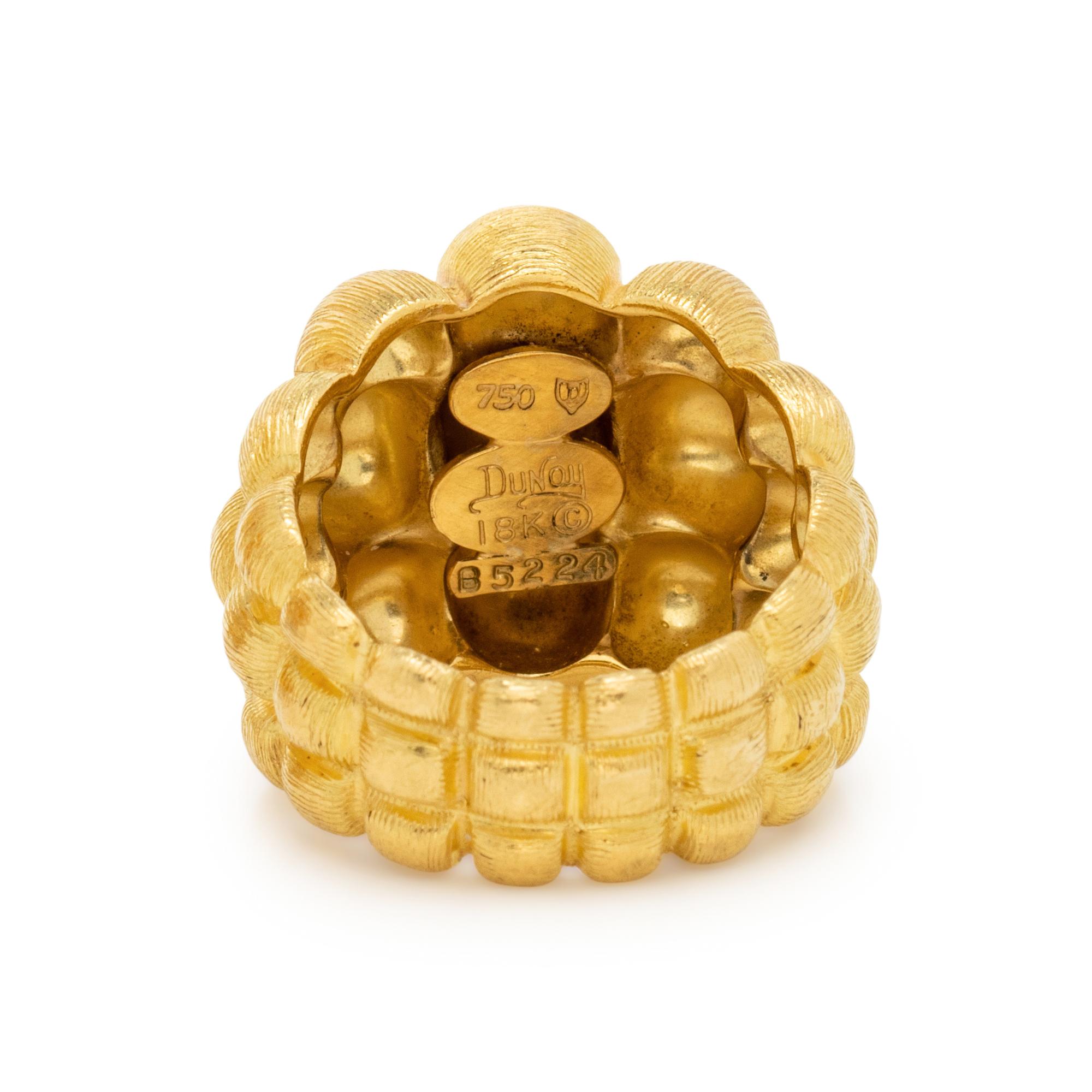 HENRY DUNAY, YELLOW GOLD SET