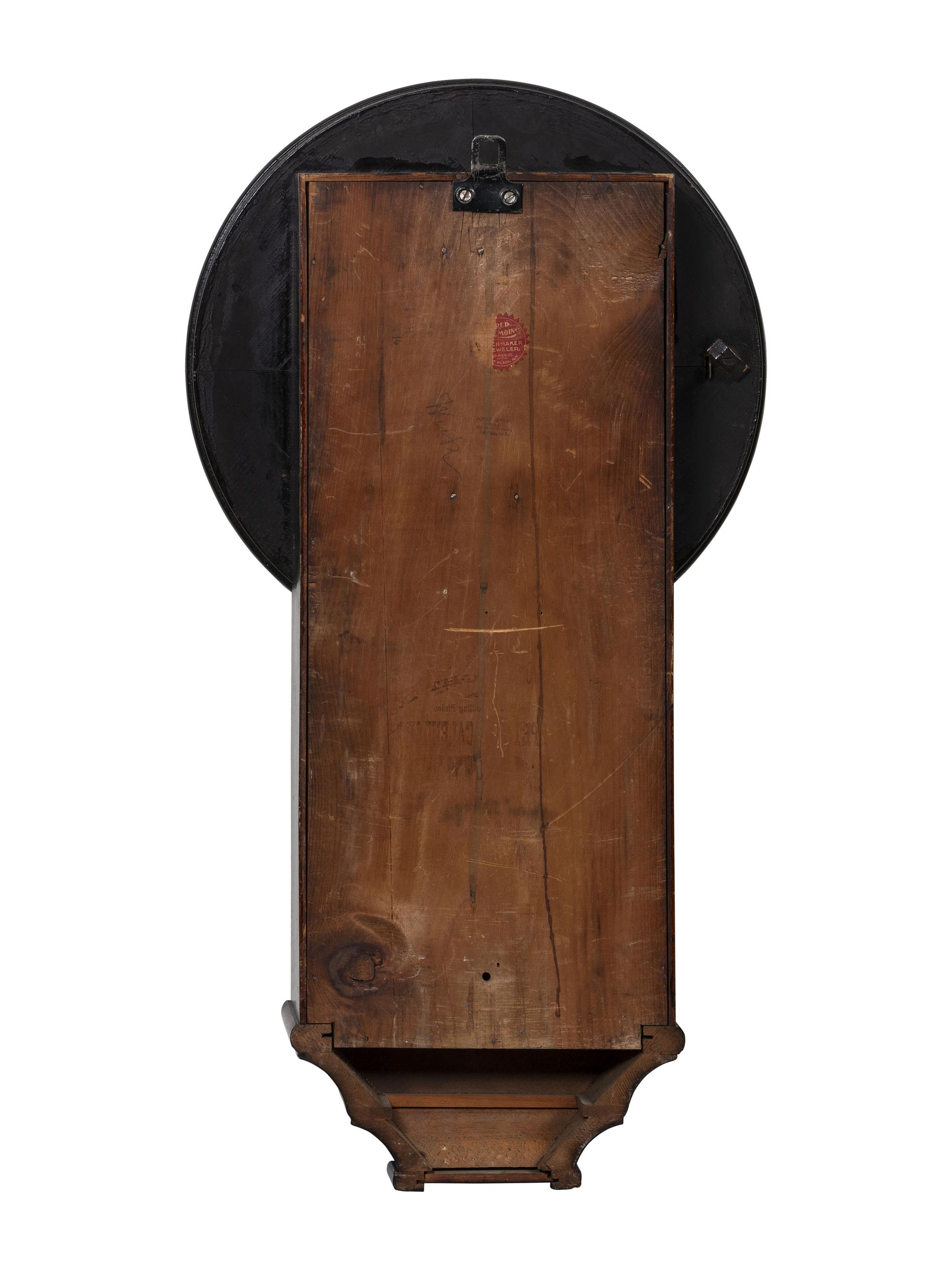 An American Walnut Calendar Clock