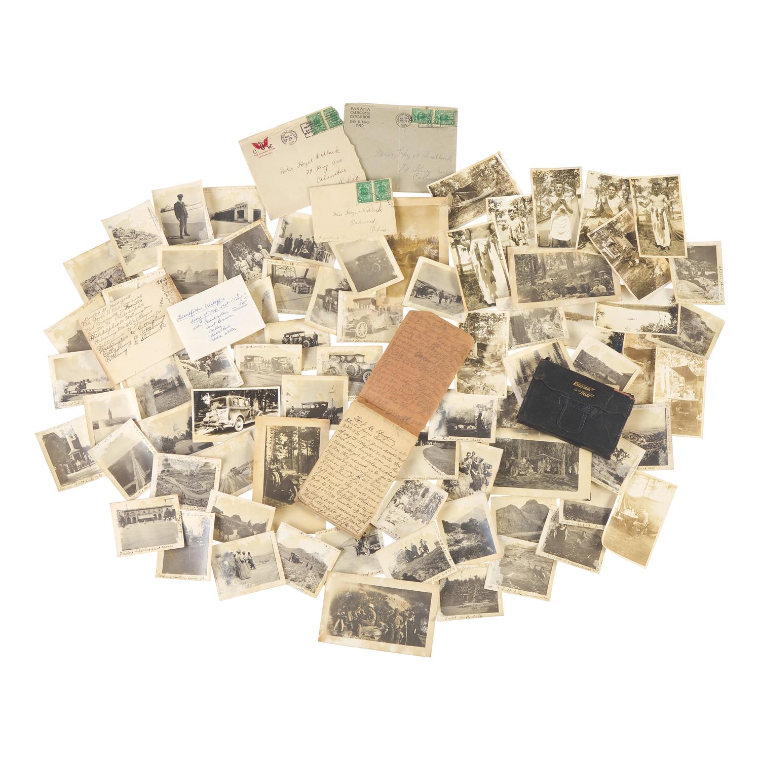 [Americana] Wikoff, William M . Manuscript Diaries of Cross-Country Automobile Trips, ca. 1914-25, with Assorted Ephemera