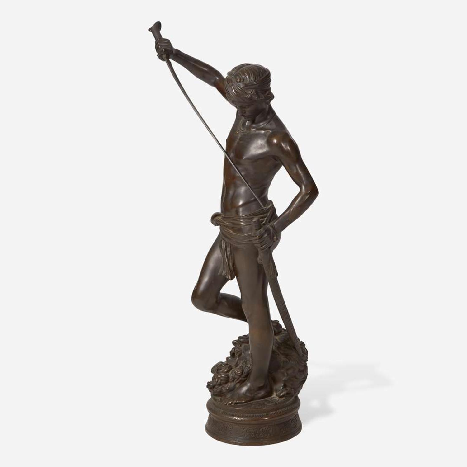 Marius Jean Antonin Mercié (French, 1845–1916) David Vainqueur