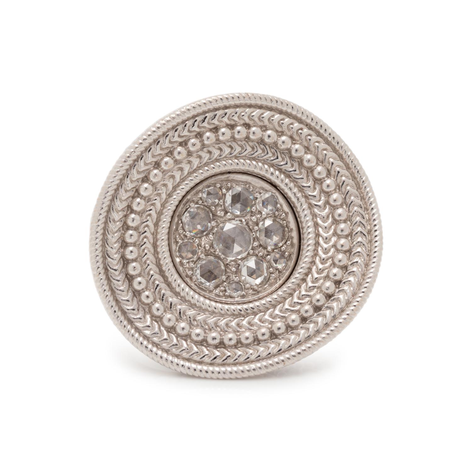 CARRERA Y CARRERA, WHITE GOLD AND DIAMOND RING