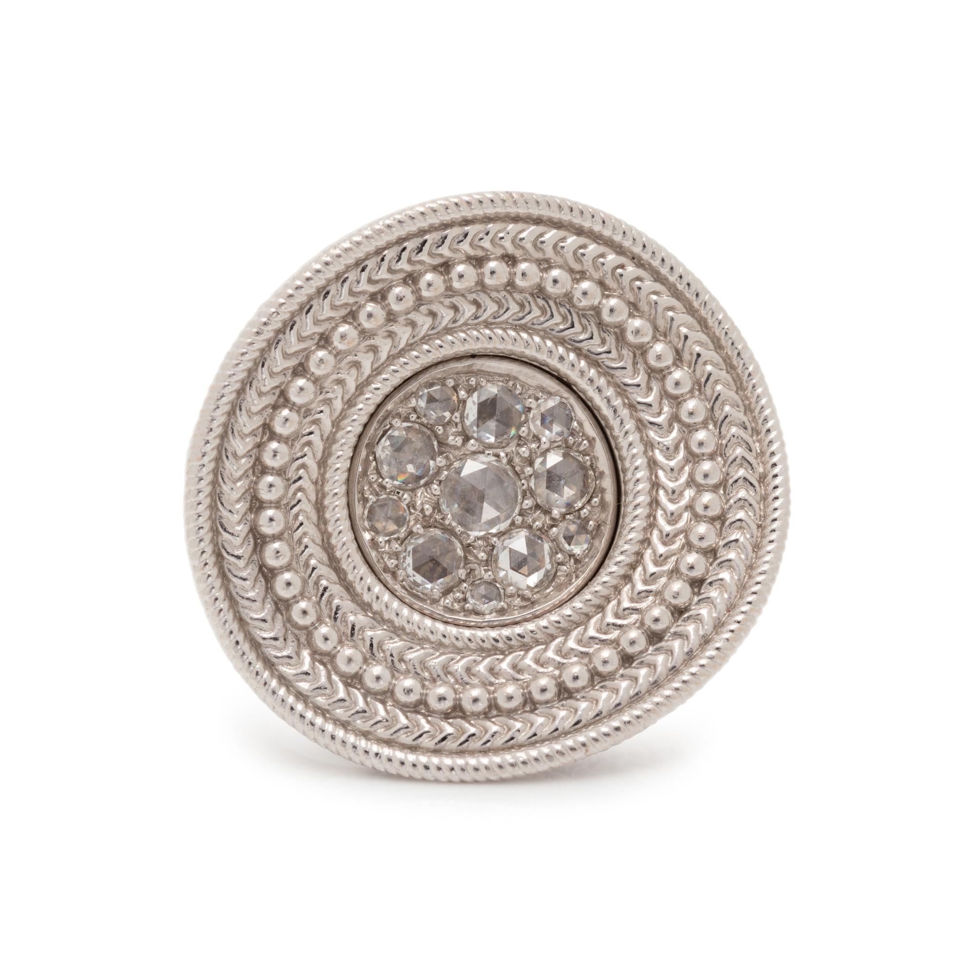 CARRERA Y CARRERA, WHITE GOLD AND DIAMOND RING
