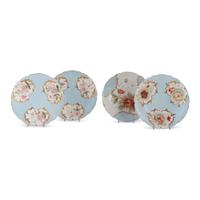 Continental Porcelain Luncheon Plates and Tea Service Including Meissen
