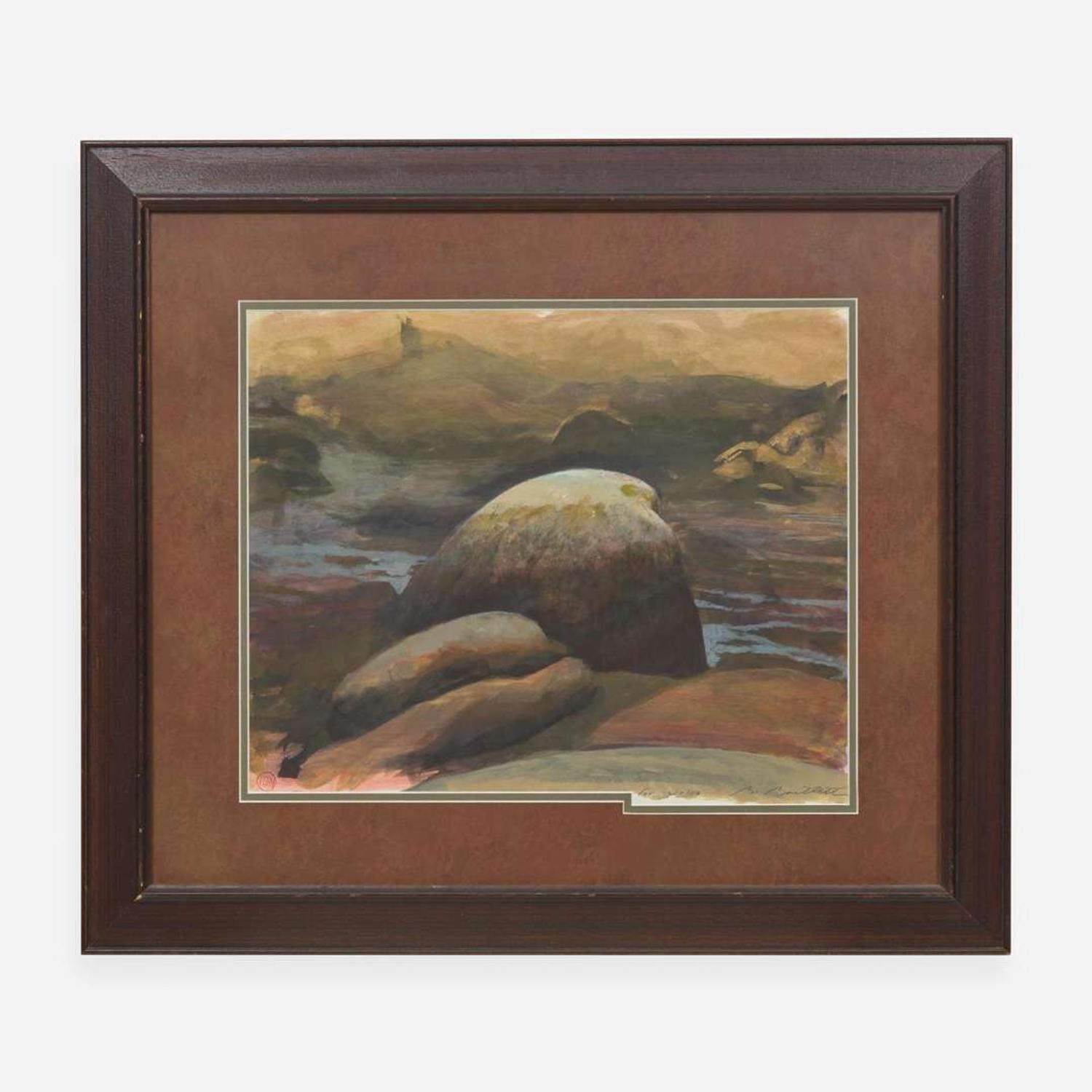 Bo Bartlett (American, B. 1955) Rock Study