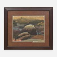 Bo Bartlett (American, B. 1955) Rock Study