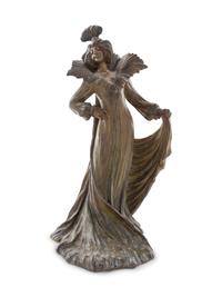 An Art Nouveau Cast Metal Figure