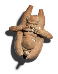 A Roman Terracotta Grotesque Figure
