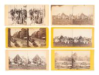 [CIVIL WAR]. A group of 20 stereoviews of the 7th New York State Militia.