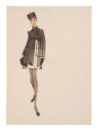 11 Michaele Vollbracht for Geoffrey Beene Fashion Illustrations, Late 1960s