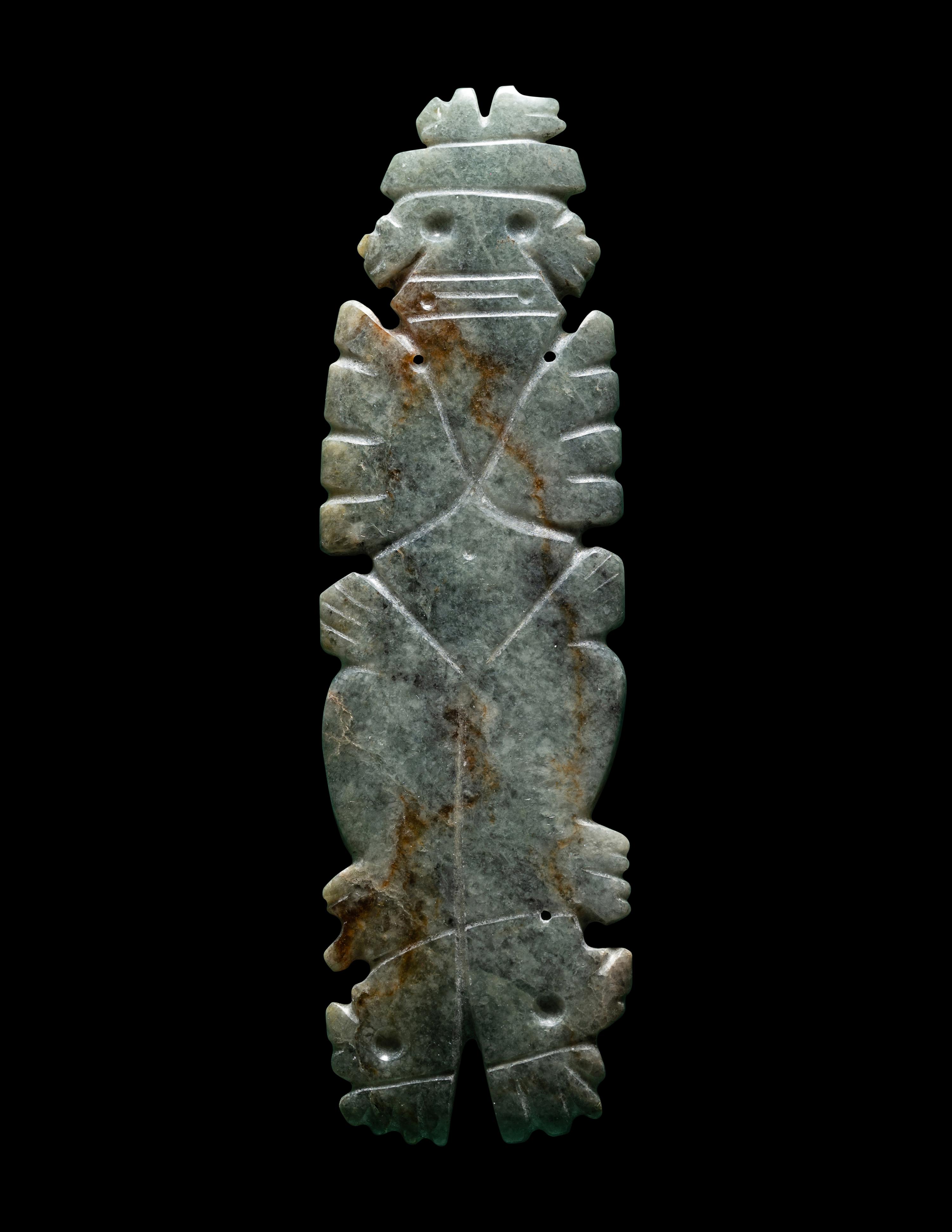 A Nicoya Jade Bird Pendant