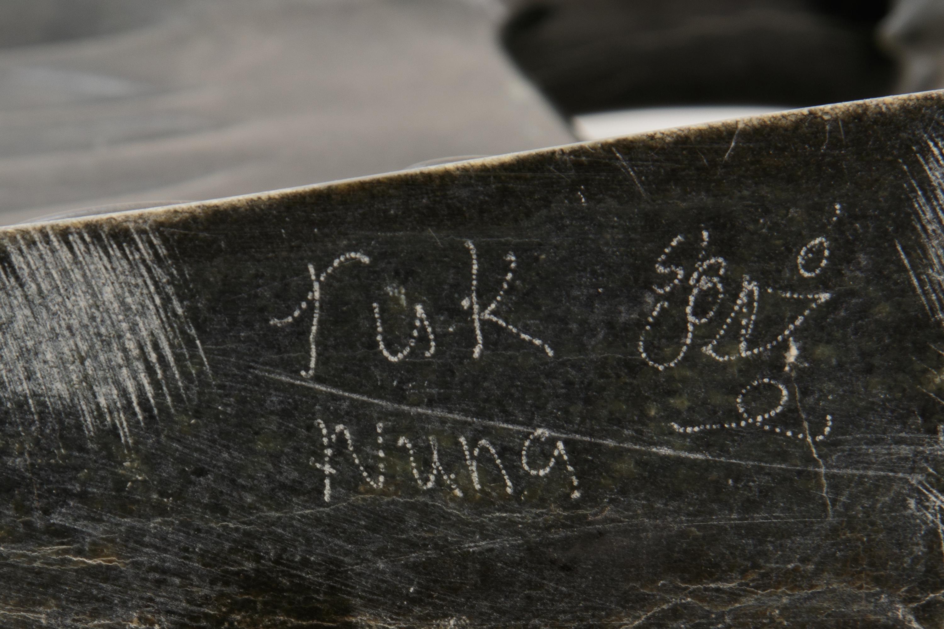 Two Inuit Carved Stone Sculptures