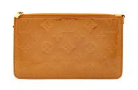 Louis Vuitton Bronze Monogram Vernis Lexington Pochette, 2000s 4.75" H x 7.75" W x 1.5" D