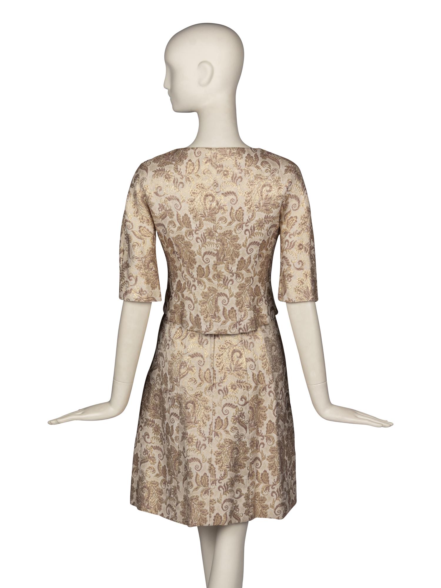 Givenchy Brocade Dress and Jacket, Early 1960s