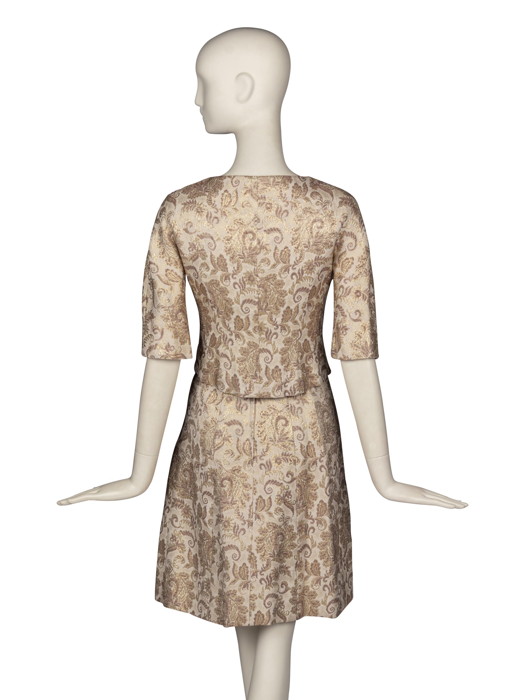 Givenchy Brocade Dress and Jacket, Early 1960s