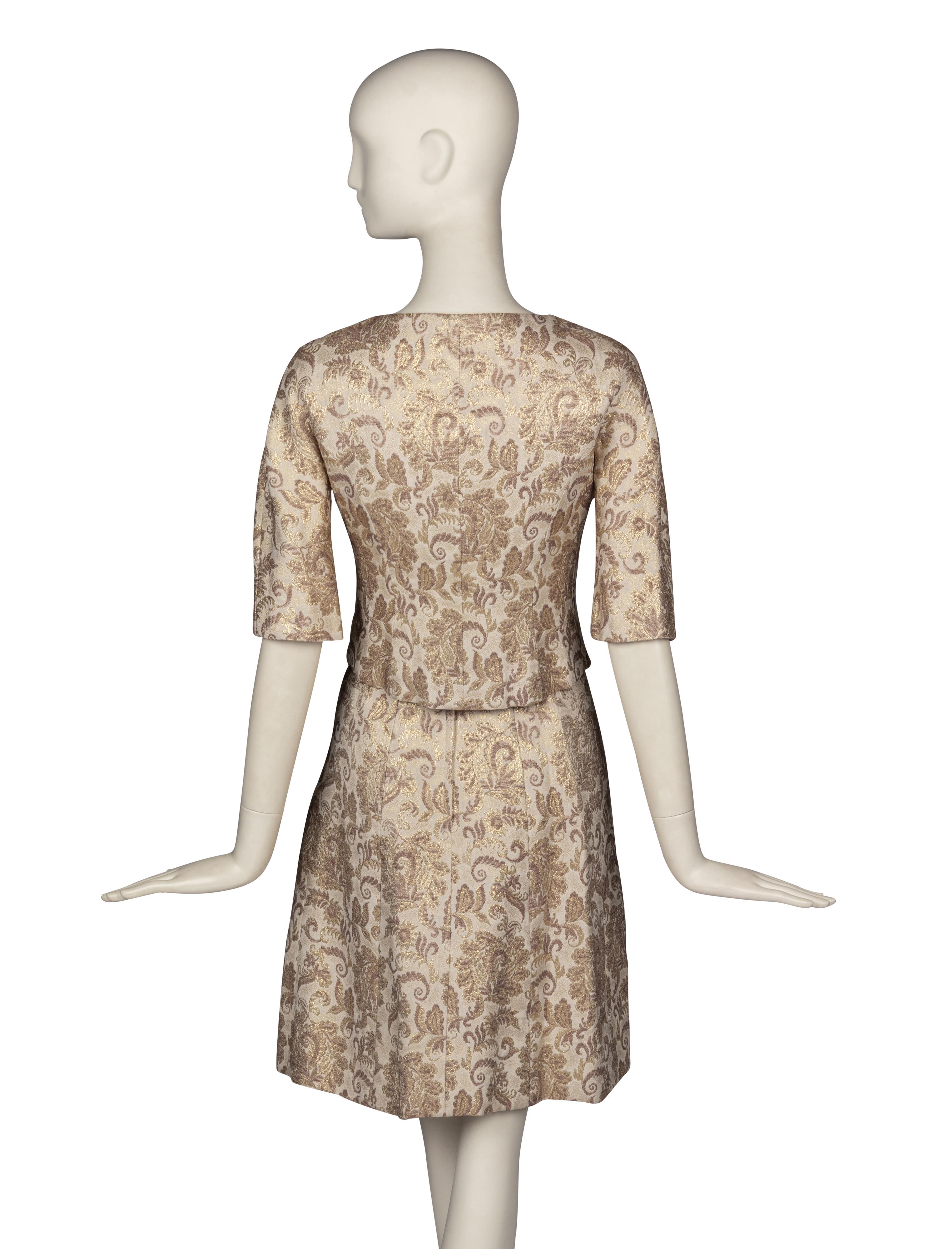 Givenchy Brocade Dress and Jacket, Early 1960s