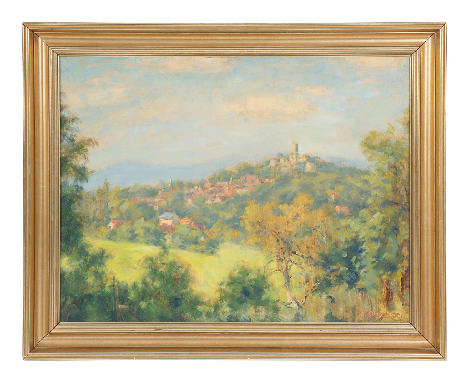 View of Old City on a Hill