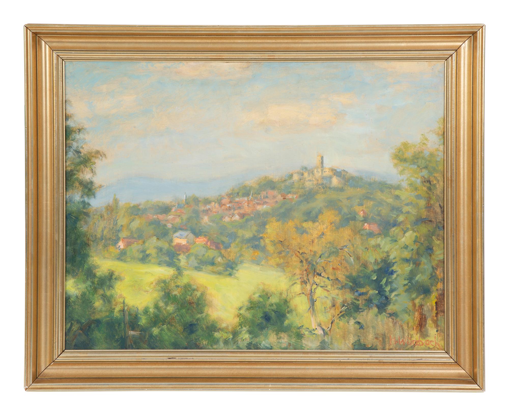 View of Old City on a Hill