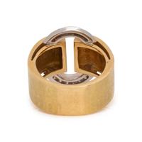 BICOLOR GOLD AND DIAMOND RING