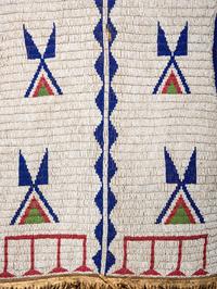 Sioux Beaded Buffalo Hide Vest