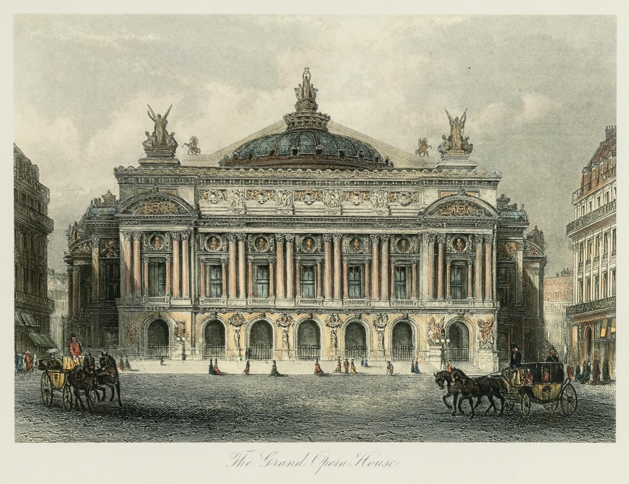 A Pair of Framed French Architectural Engravings