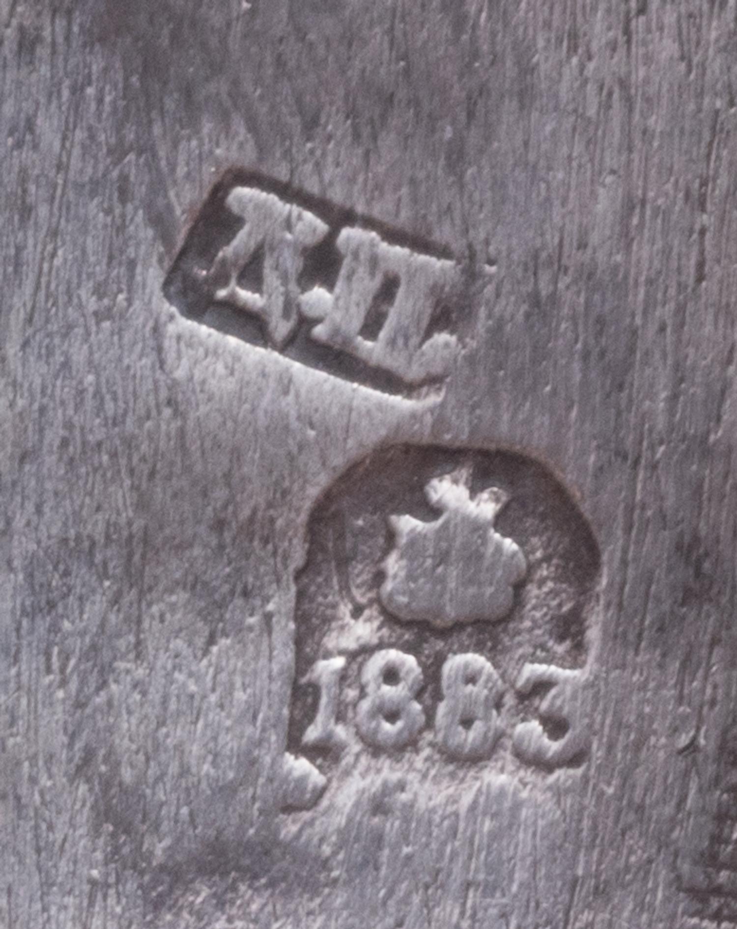 Two Russian Niello Silver Cases