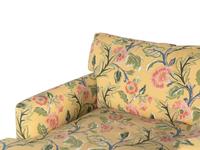 A Floral Upholstered Armchair