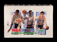 An Unopened 1992-93 NBA Hoops Series 1 Basketball Card Box