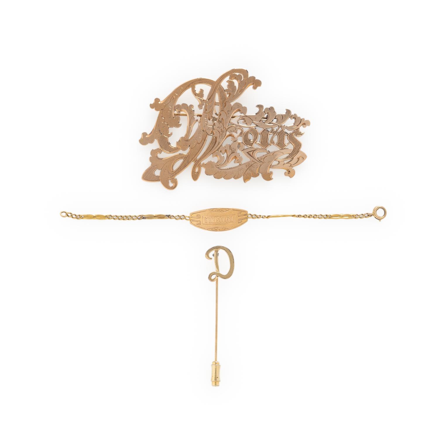 Collection of Yellow and Rose Gold Jewelry