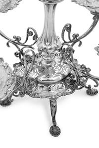 An Edward VII Silver Epergne