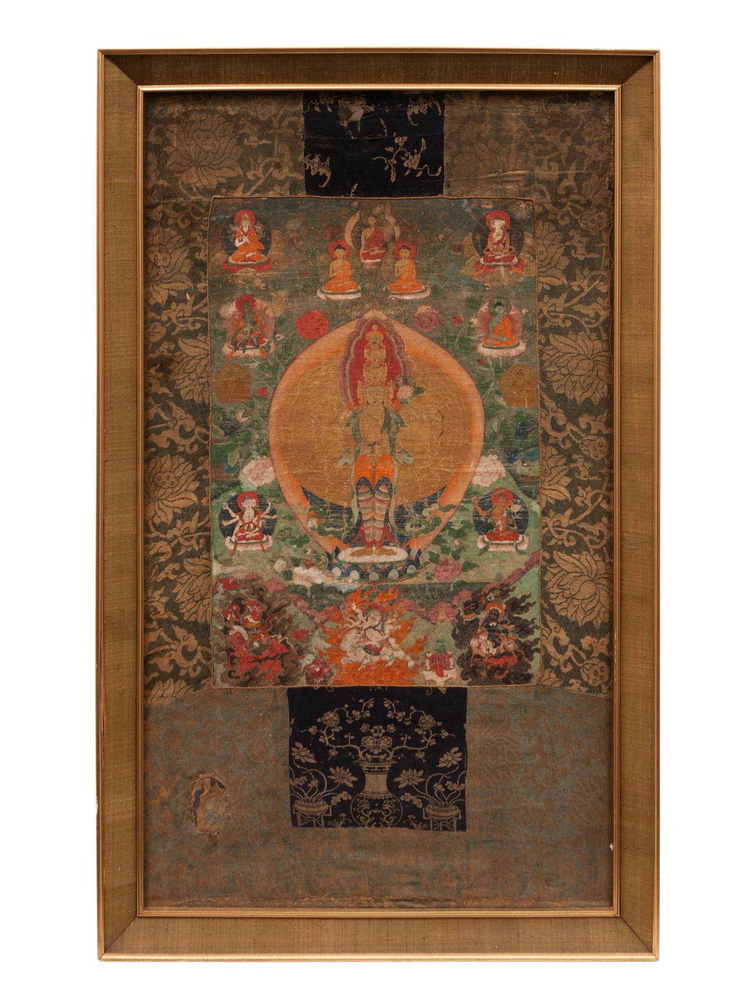 A 19th Century Tibetan Thangka