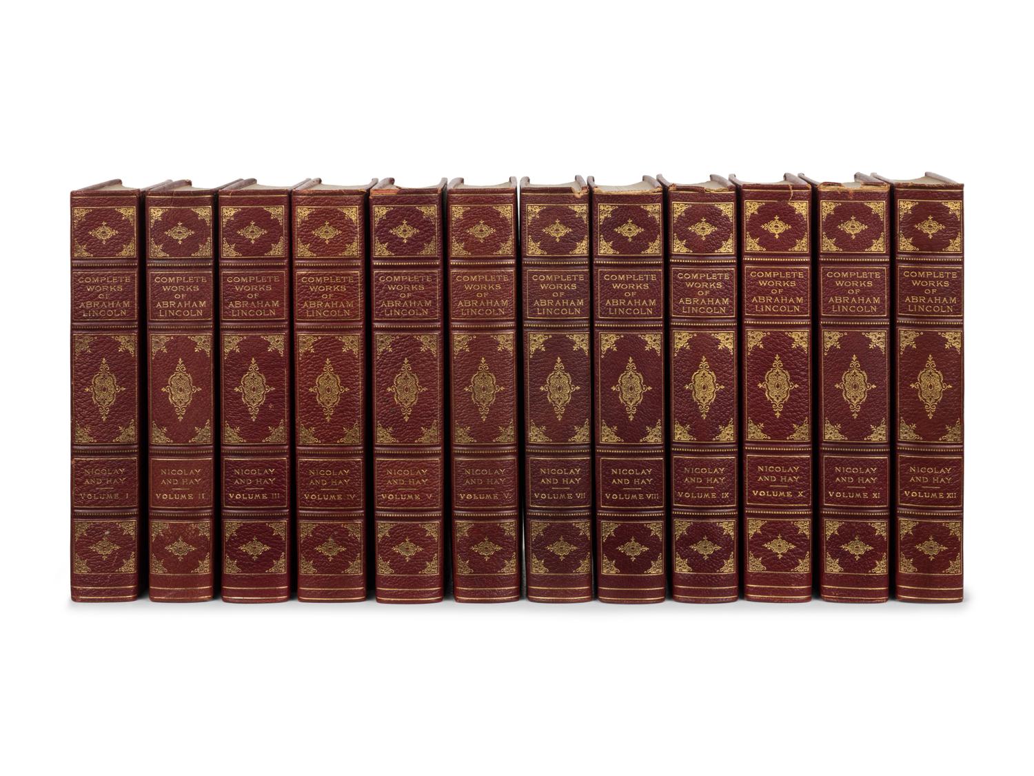 LINCOLN, Abraham (1809-1865). Complete Works...edited by John G. Nicolay and John Hay . New York: Francis D. Tandy Company, 1905.