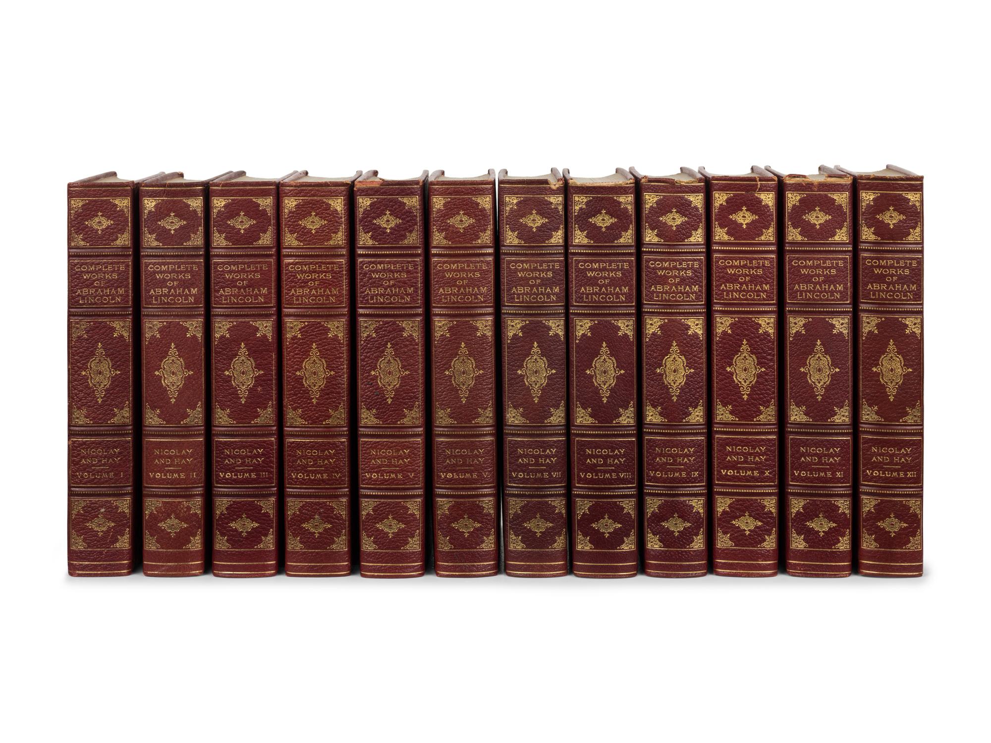 LINCOLN, Abraham (1809-1865). Complete Works...edited by John G. Nicolay and John Hay . New York: Francis D. Tandy Company, 1905.